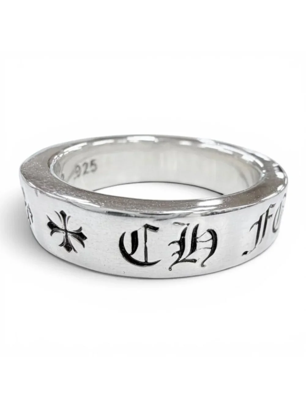 Chrome Hearts Spacer Forever Ring 925 Silver